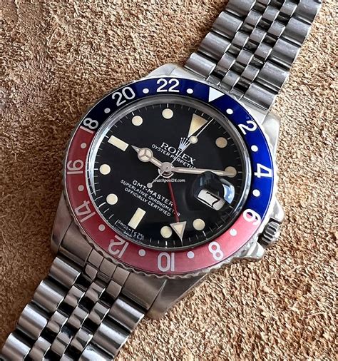 rolex gmt 1675 leather strap|Rolex 1675 gmt for sale.